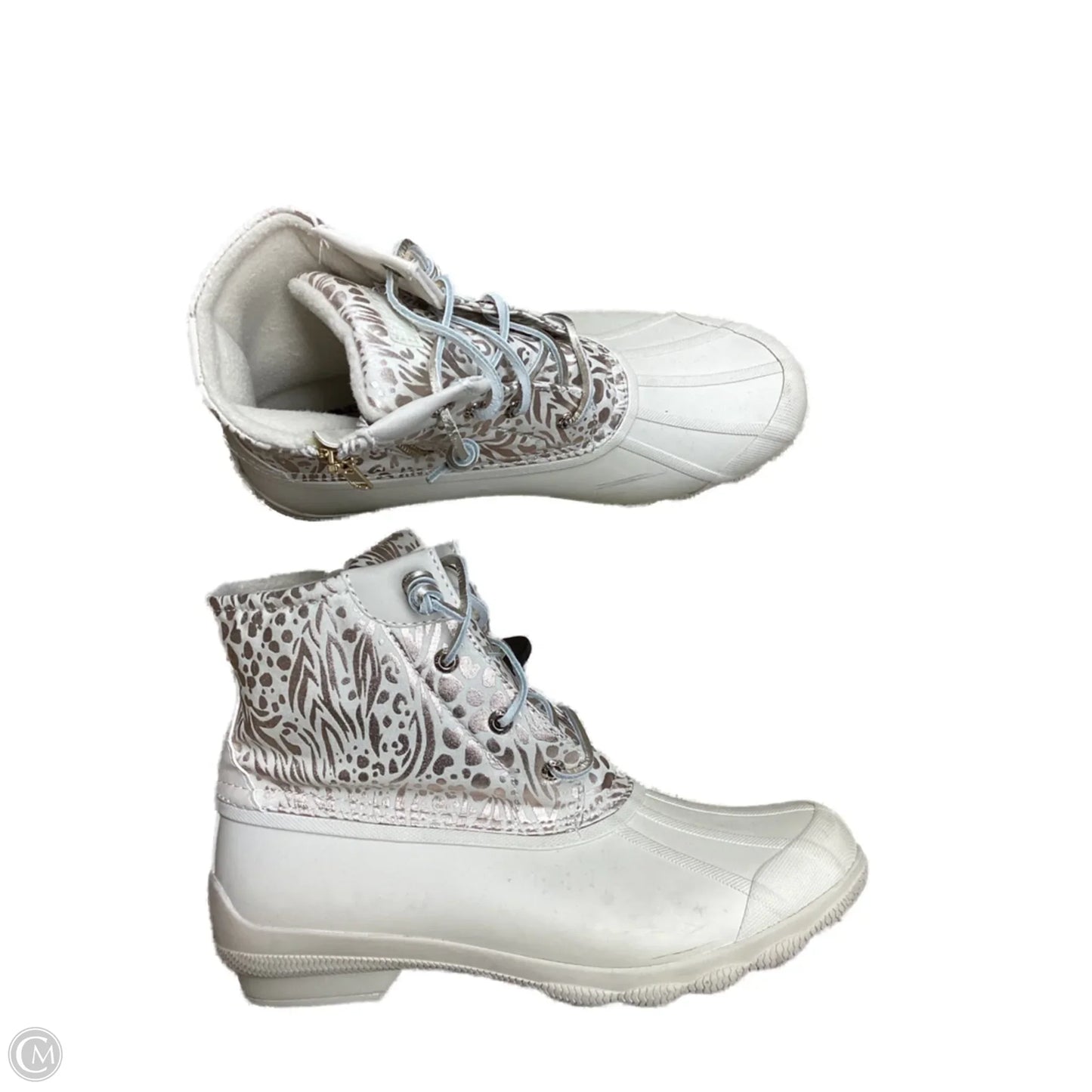 Boots Rain By Sperry In Rose Gold, Size: 8