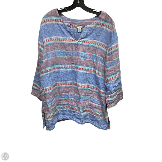 Top Long Sleeve By Tommy Bahama In Multi-colored, Size: L