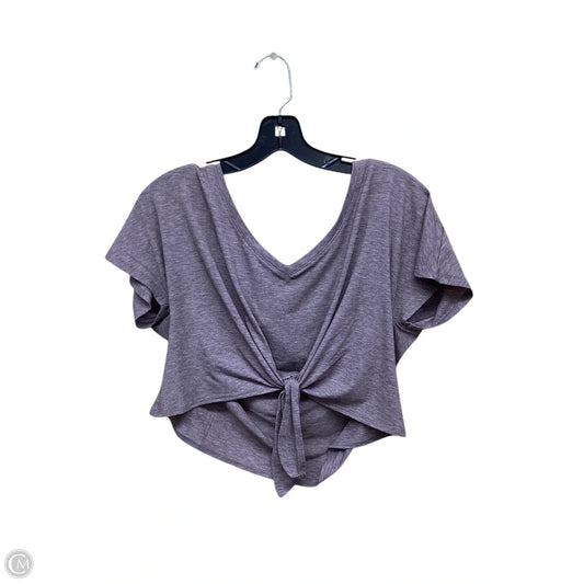 Athletic Top Short Sleeve By Gapfit In Purple, Size: M