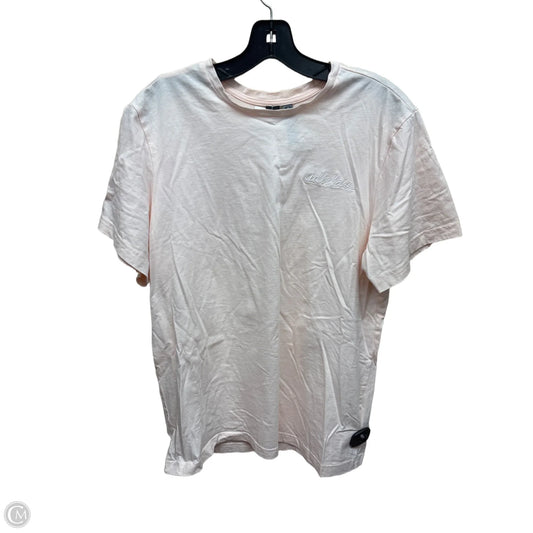 Top Short Sleeve By Adidas In Pink, Size: M