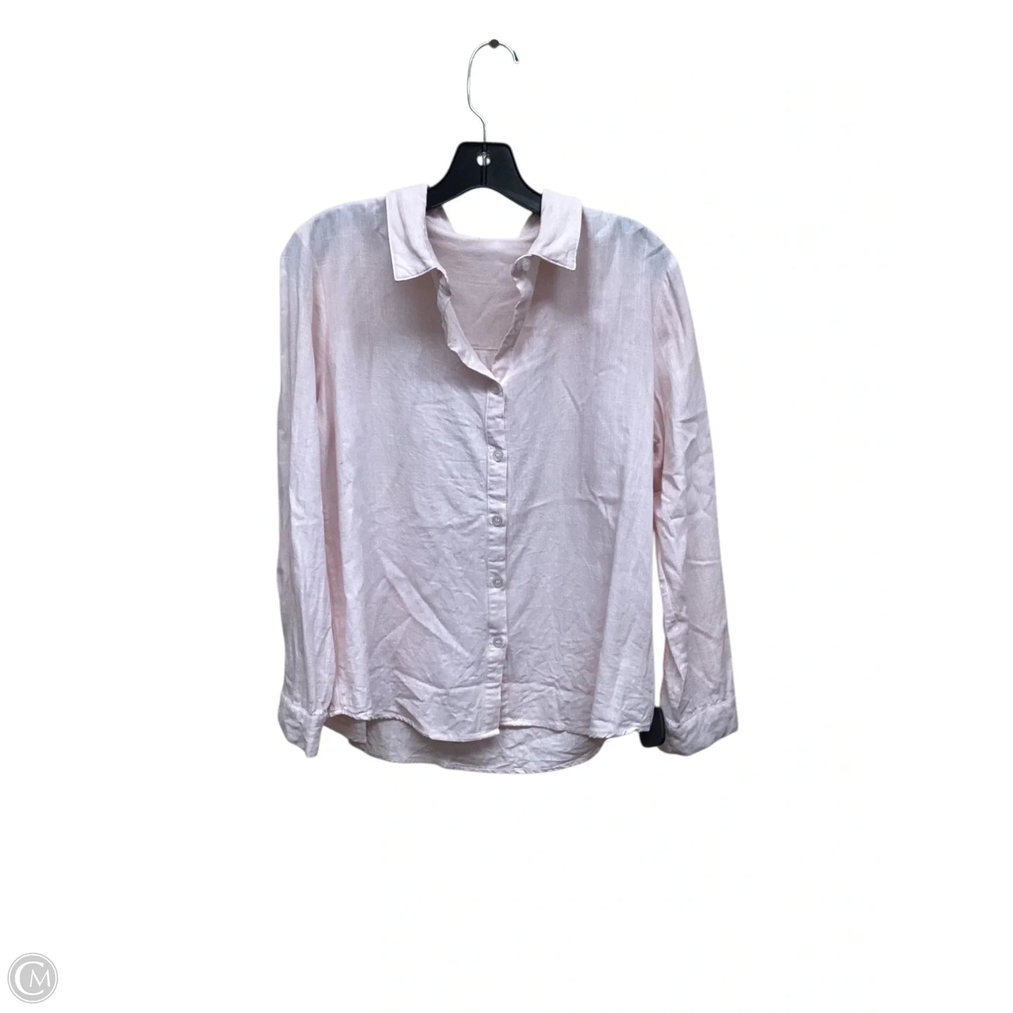 Top Long Sleeve By Mi Ami In Pink, Size: L