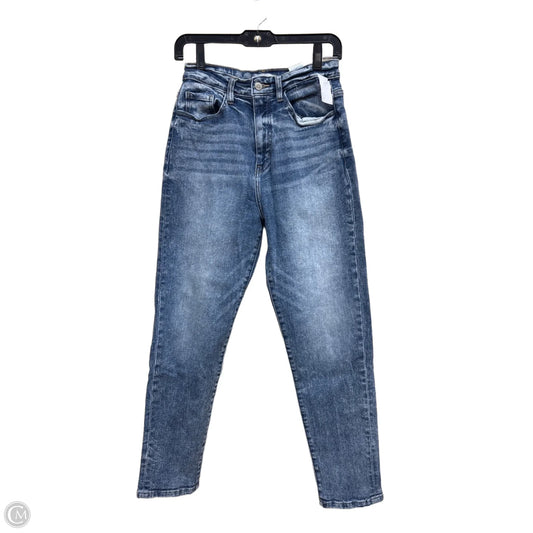 Jeans Straight By Kancan In Blue Denim, Size: 4