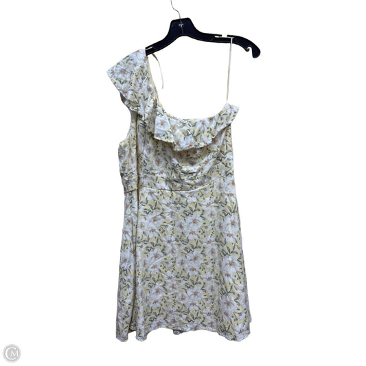 Dress Casual Midi By Mi Ami In Yellow, Size: Xl