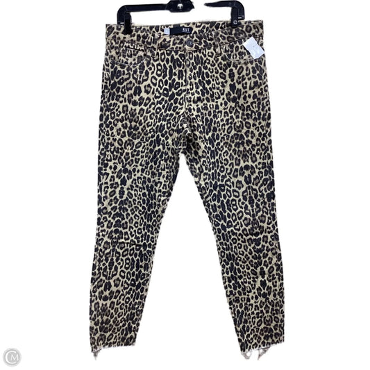 Jeans Skinny By Kut In Animal Print, Size: 10