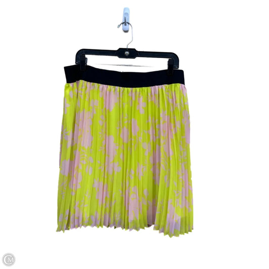 Skirt Mini & Short By Torrid In Pink & Yellow, Size: Xl