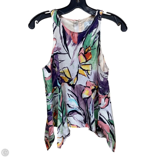 Top Sleeveless By Hd In Paris In Floral Print, Size: S