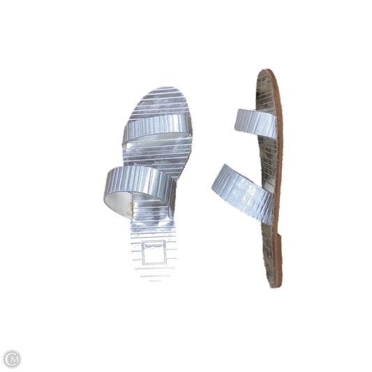 Sandals Flats By Dolce Vita In Silver, Size: 7.5