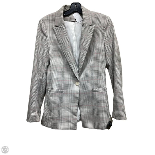 Blazer By H&m In Plaid Pattern, Size: Xxs