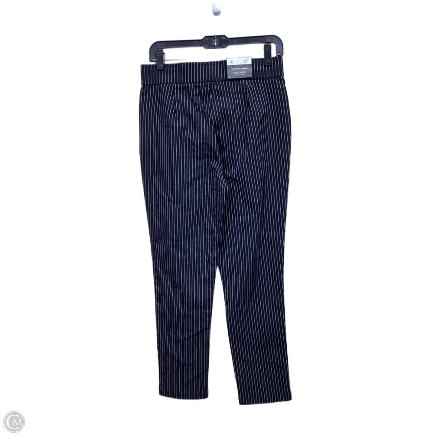 Pants Dress By Who What Wear In Striped Pattern, Size: 10