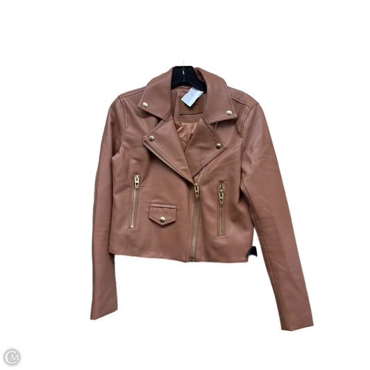 Jacket Moto By Blanknyc In Tan, Size: Xs
