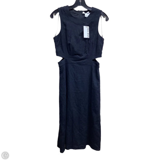 Dress Casual Midi By Nine West In Black, Size: Xs