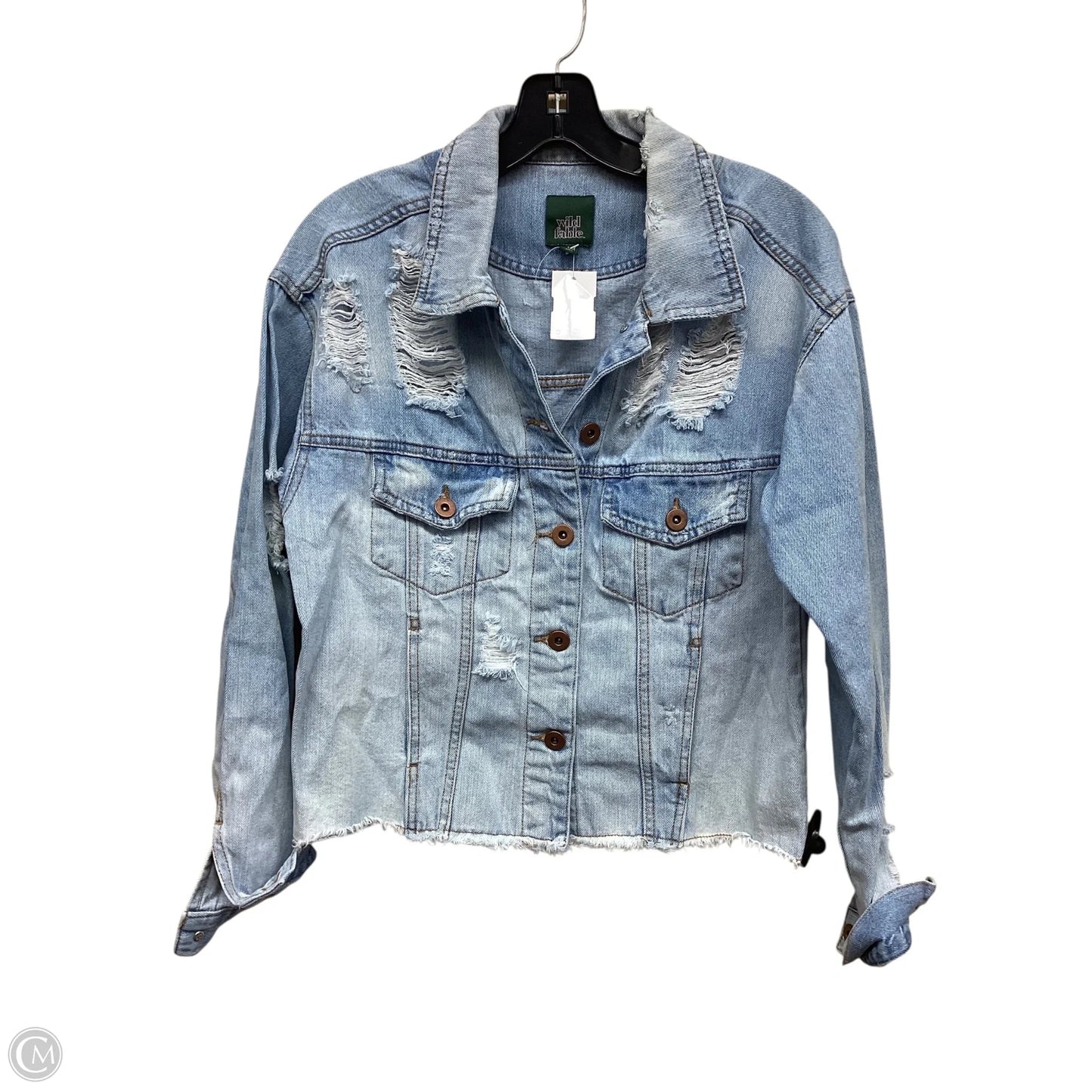 Jacket Denim By Wild Fable In Blue Denim, Size: S