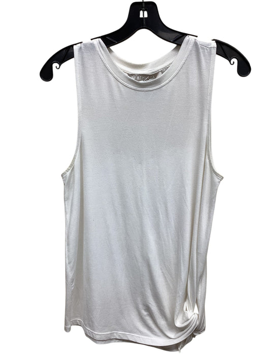 Athletic Tank Top By Athleta In White, Size: S