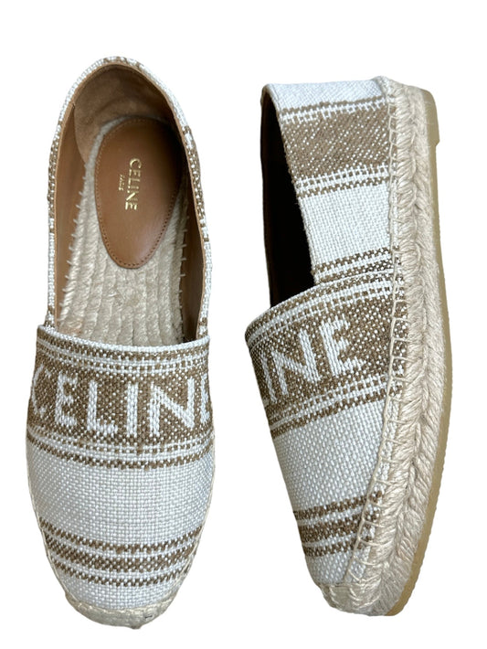 Shoes Designer By Celine In Striped Pattern, Size: 8