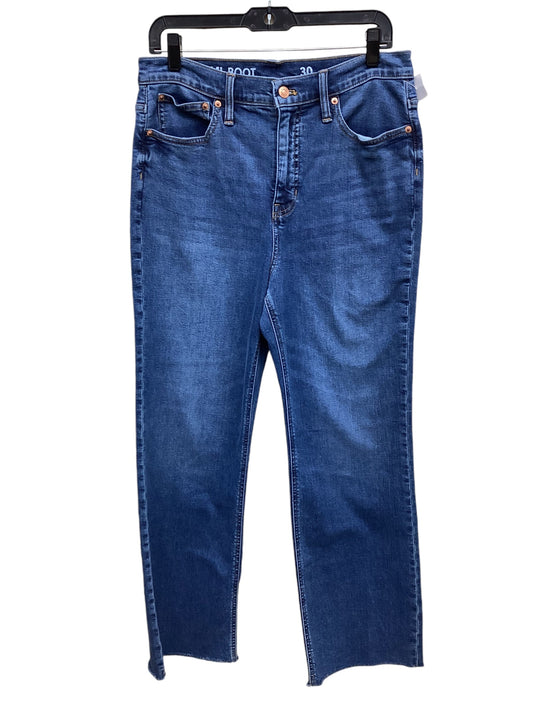 Jeans Straight By J. Crew In Blue Denim, Size: 10