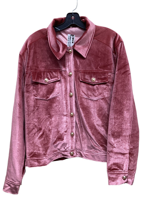 Jacket Other By Clothes Mentor In Pink, Size: Xl