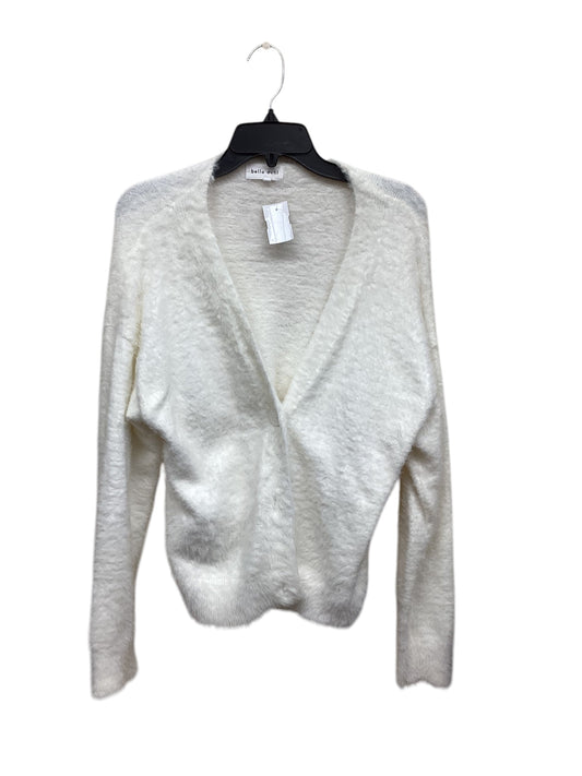 Sweater Cardigan By Bella Dahl In White, Size: L