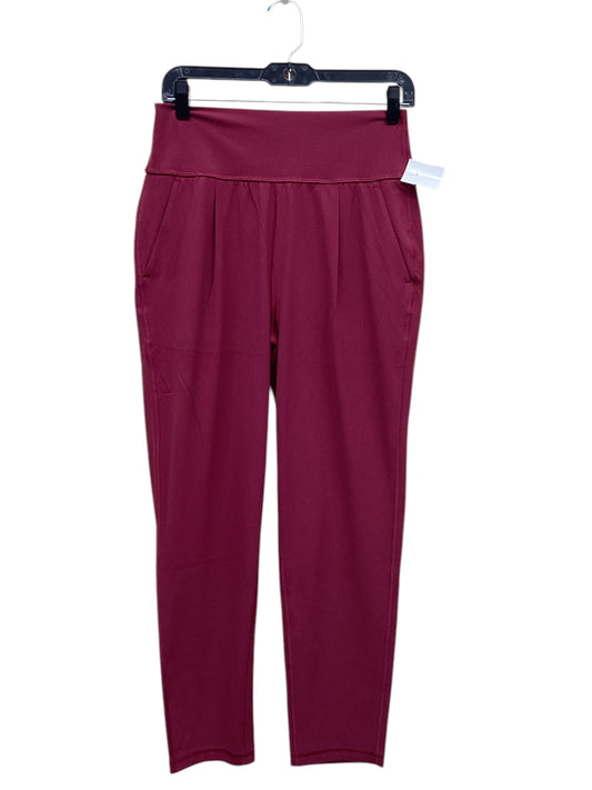Athletic Pants By Athleta In Maroon, Size: S