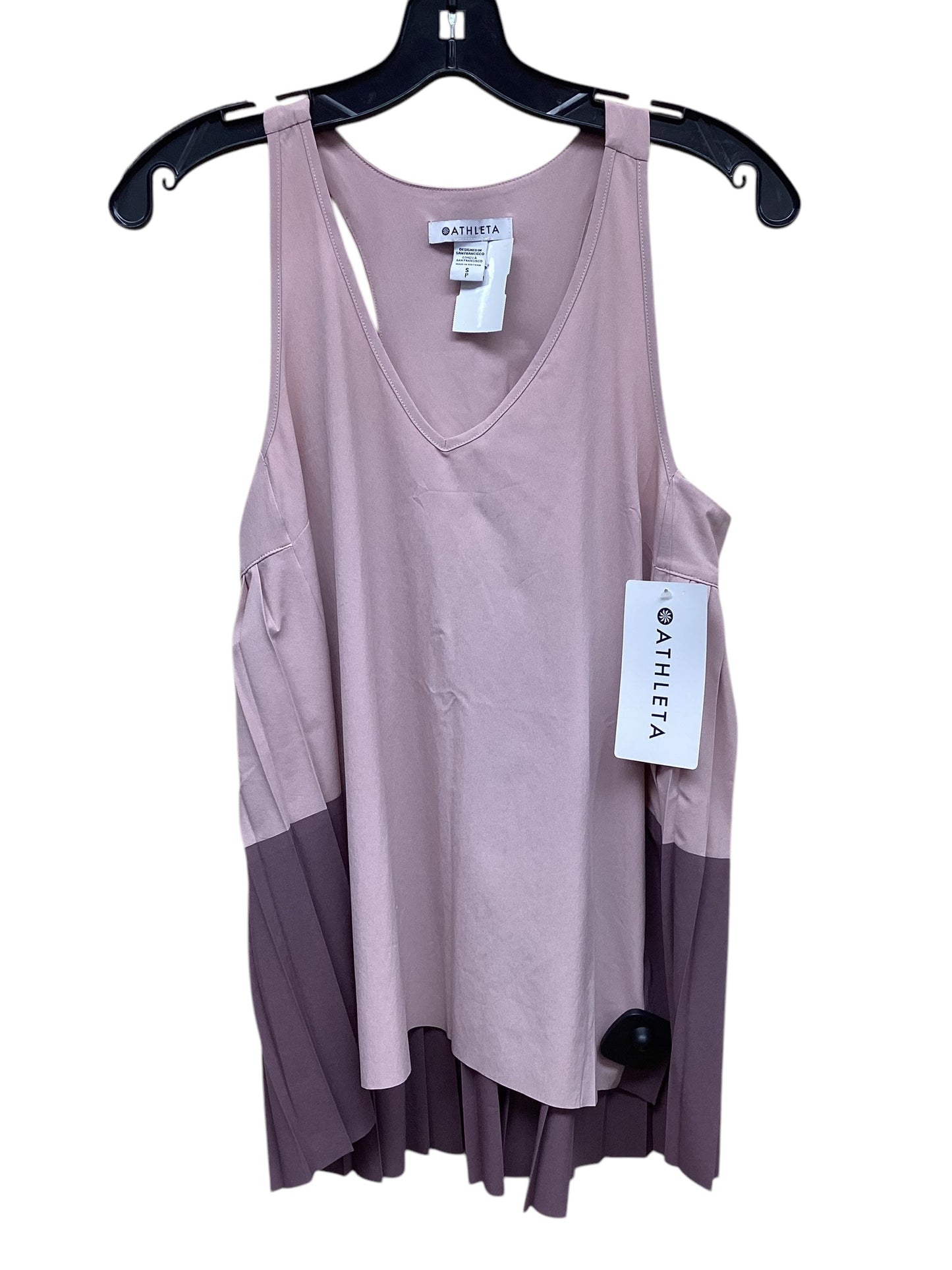 Athletic Tank Top By Athleta In Pink & Purple, Size: S