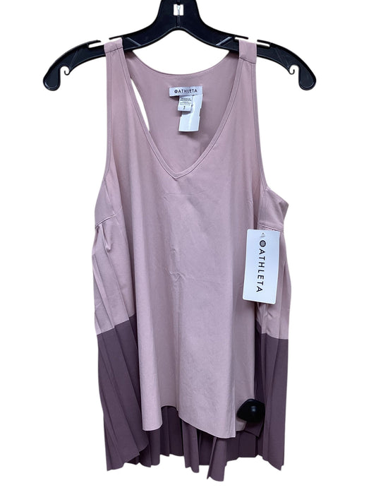 Athletic Tank Top By Athleta In Pink & Purple, Size: S