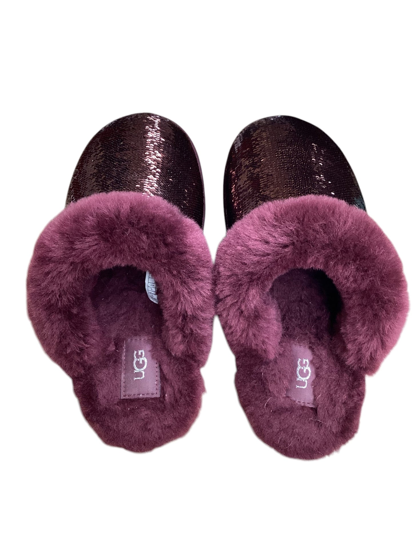 Slippers By Ugg In Maroon