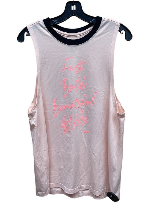 Athletic Tank Top By Nike  Size: M