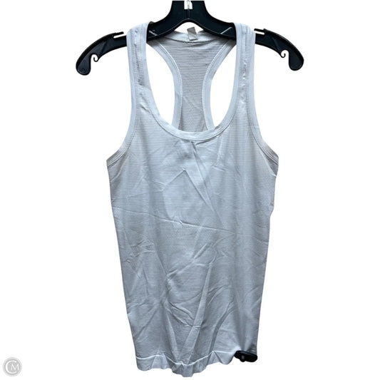 Athletic Tank Top By Lululemon In White, Size: 6