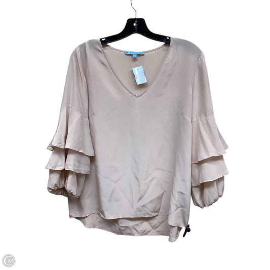 Top Long Sleeve By Antonio Melani In Pink, Size: M