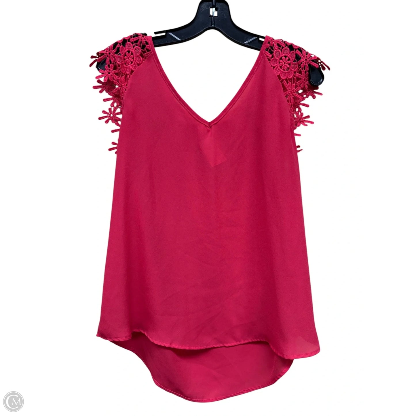 Top Short Sleeve By Clothes Mentor In Pink, Size: L