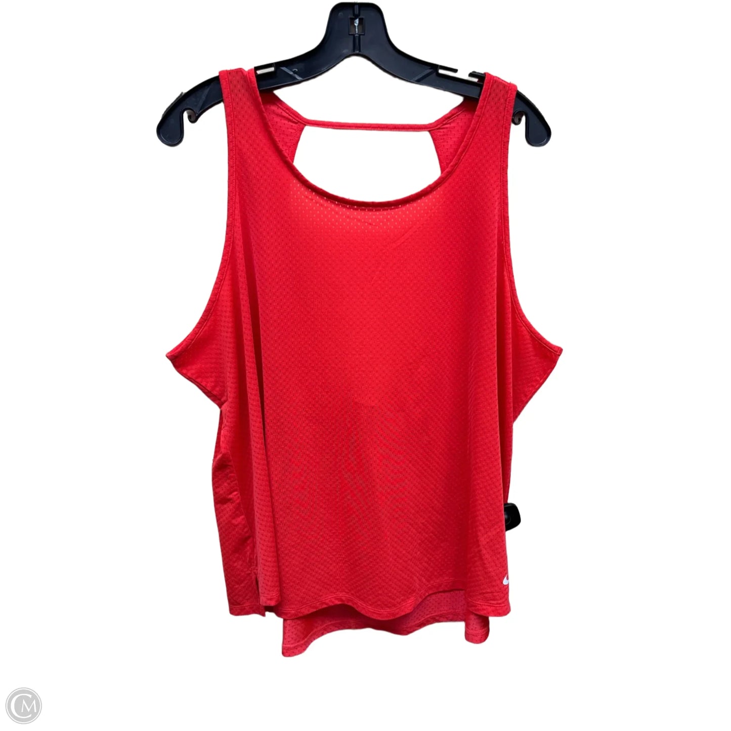Athletic Tank Top By Nike Apparel In Red, Size: 1x
