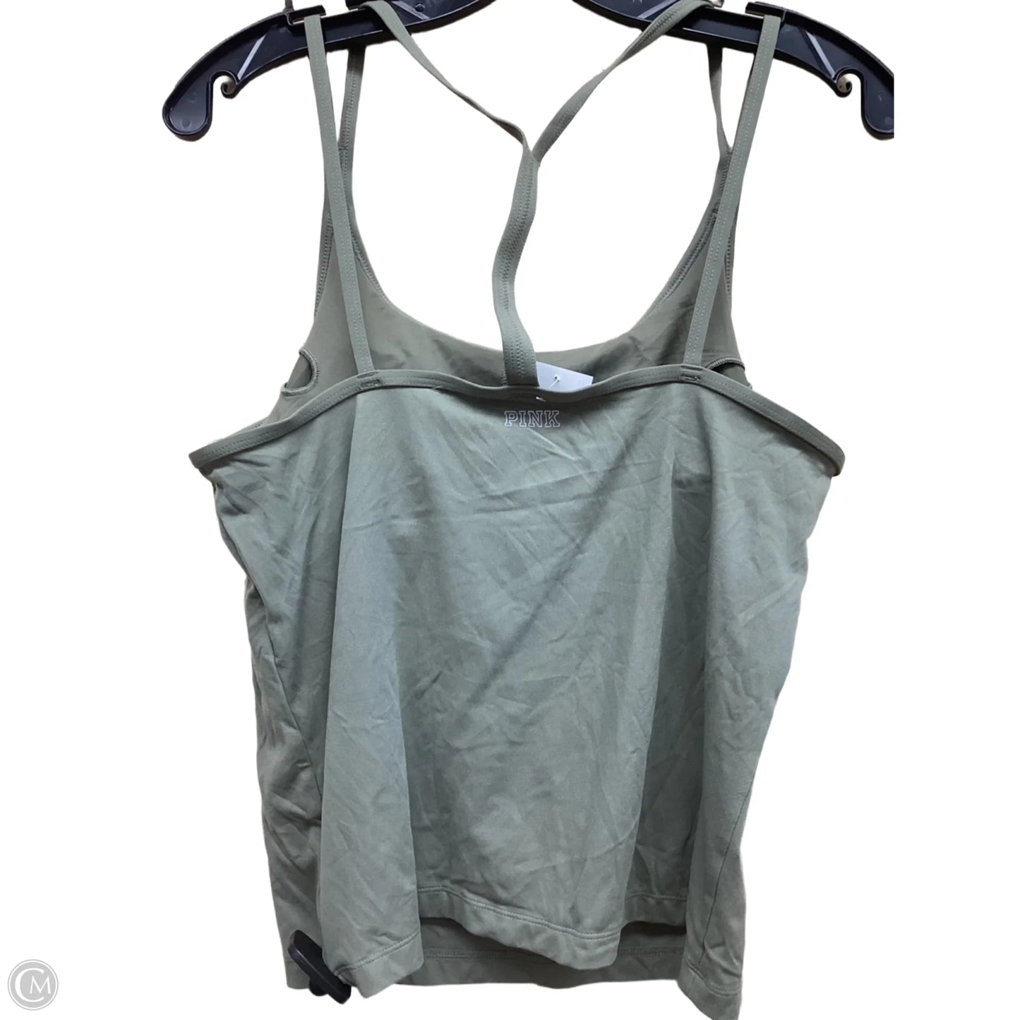 Athletic Tank Top By Pink In Green, Size: L
