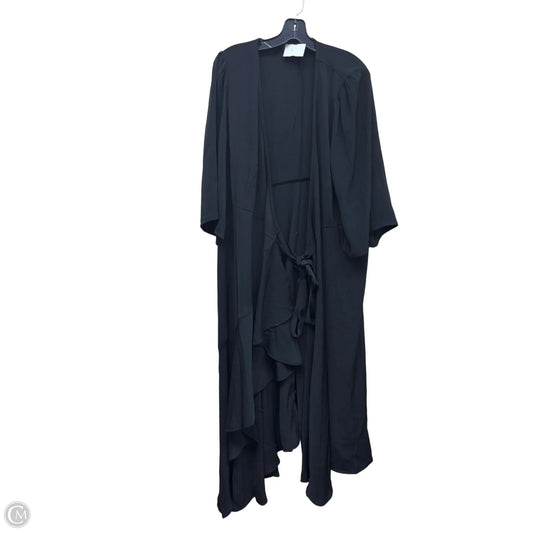 Dress Casual Midi By Eloquii In Black, Size: Xl