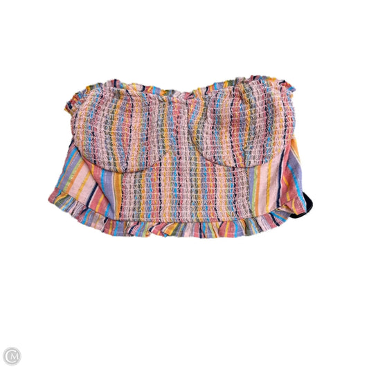 Top Sleeveless By Pilcro In Striped Pattern, Size: M