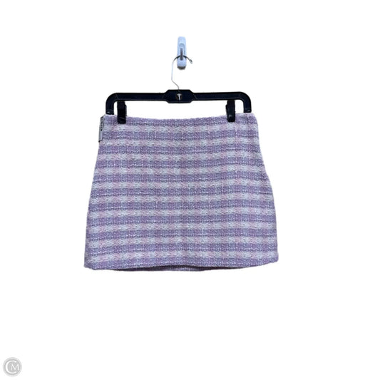 Skirt Mini & Short By Zara In Pink & Purple, Size: M