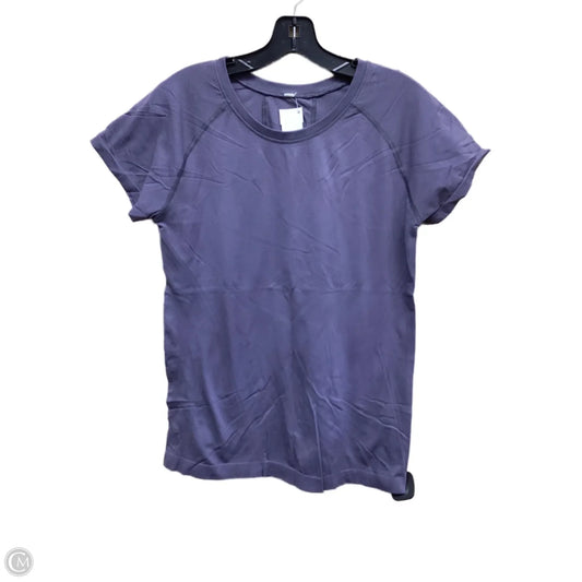 Athletic Top Short Sleeve By Clothes Mentor In Purple