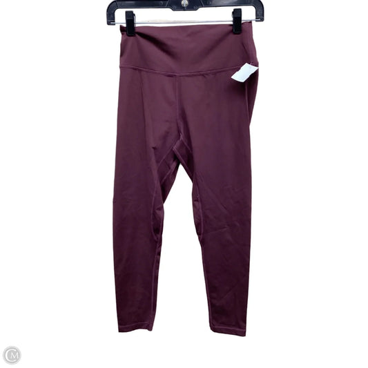 Athletic Pants By Lululemon In Maroon, Size: 4