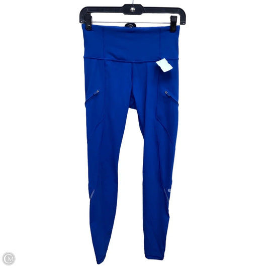 Athletic Pants By Lululemon In Blue, Size: 4