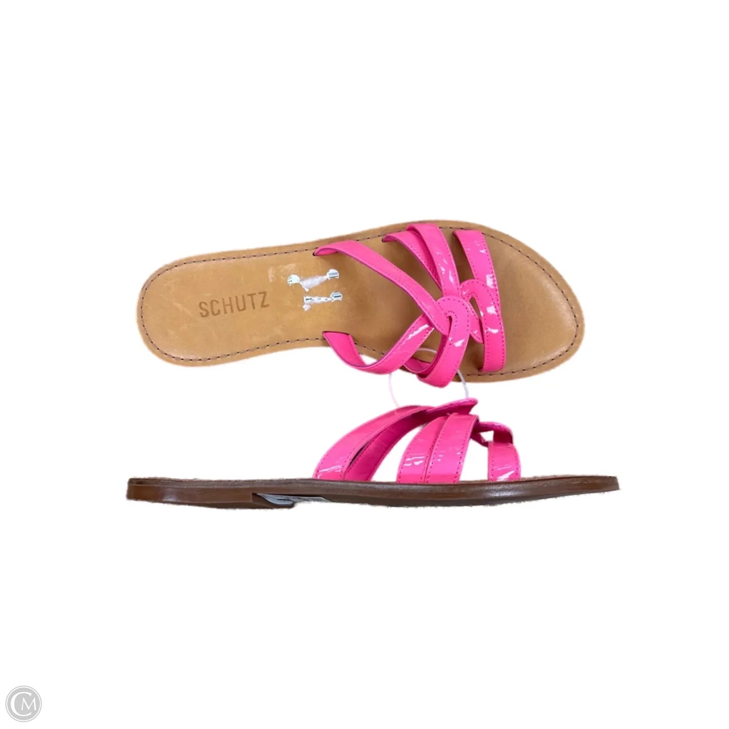 Sandals Flats By Clothes Mentor In Pink, Size: 8