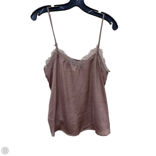 Top Sleeveless By Wild Fable In Brown, Size: M