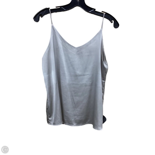 Top Sleeveless By Clothes Mentor In Grey