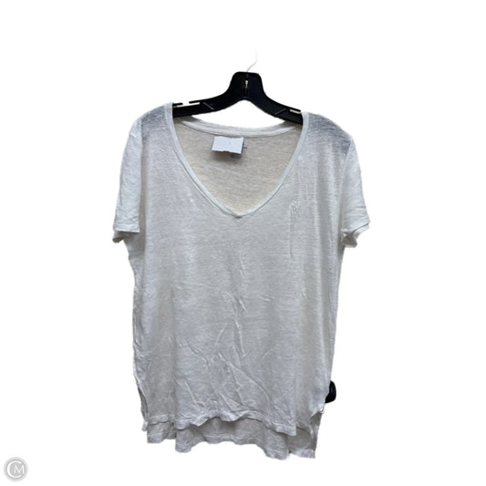 Top Short Sleeve By Polo Ralph Lauren In White, Size: L