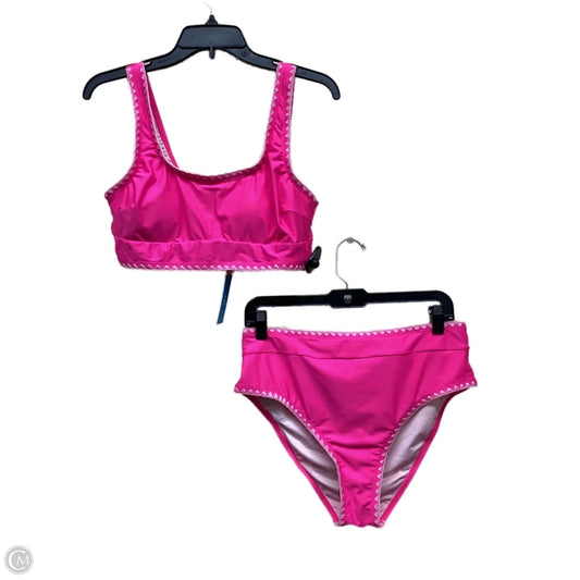 Swimsuit 2pc By Cupshe In Pink, Size: L