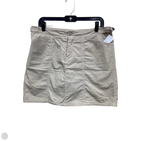 Skirt Mini & Short By Fresh Produce In Tan, Size: M