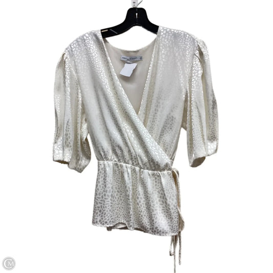 Top Short Sleeve Designer By Rebecca Minkoff In White, Size: M