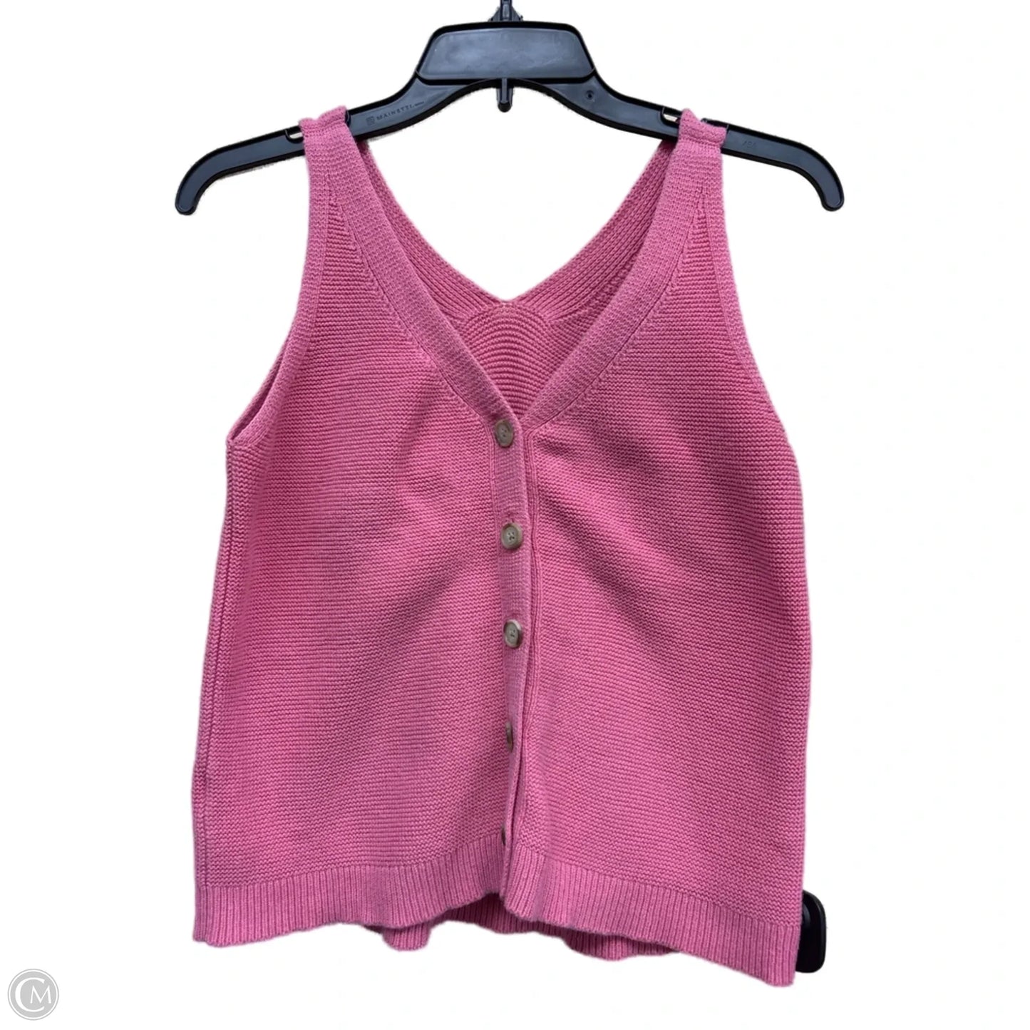 Top Sleeveless By Loft In Pink, Size: S