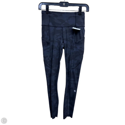 Athletic Pants By Lululemon In Camouflage Print, Size: 4