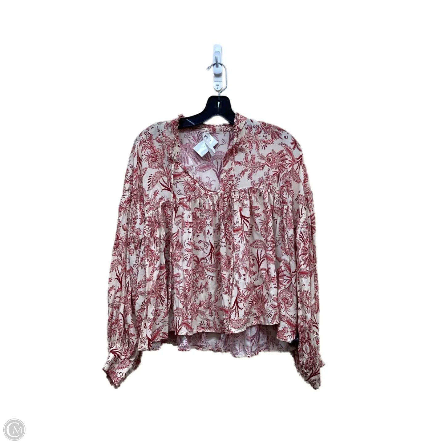 Top Long Sleeve By Anthropologie In Multi-colored, Size: S