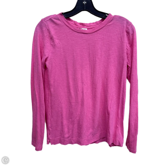 Top Long Sleeve By Loft In Pink, Size: Xs