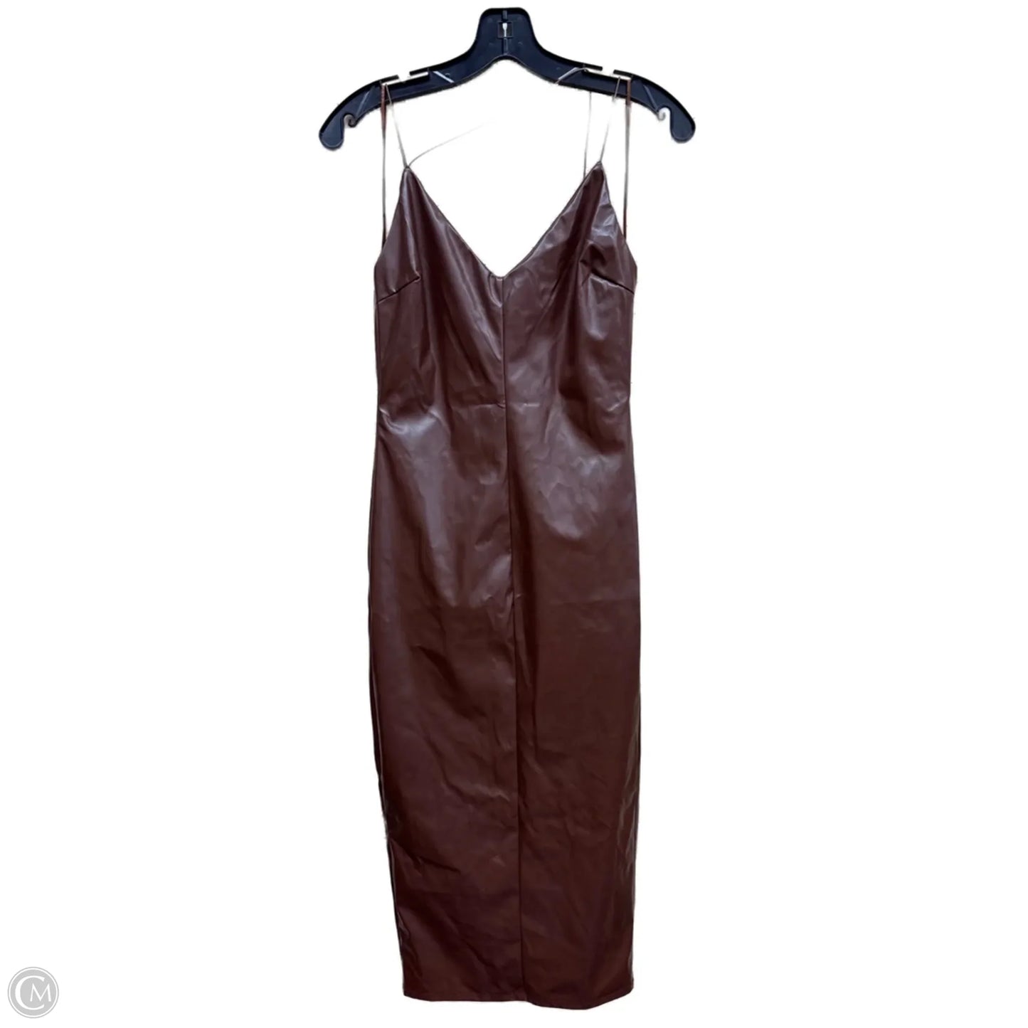 Dress Party Midi By Fashion Nova In Brown, Size: M