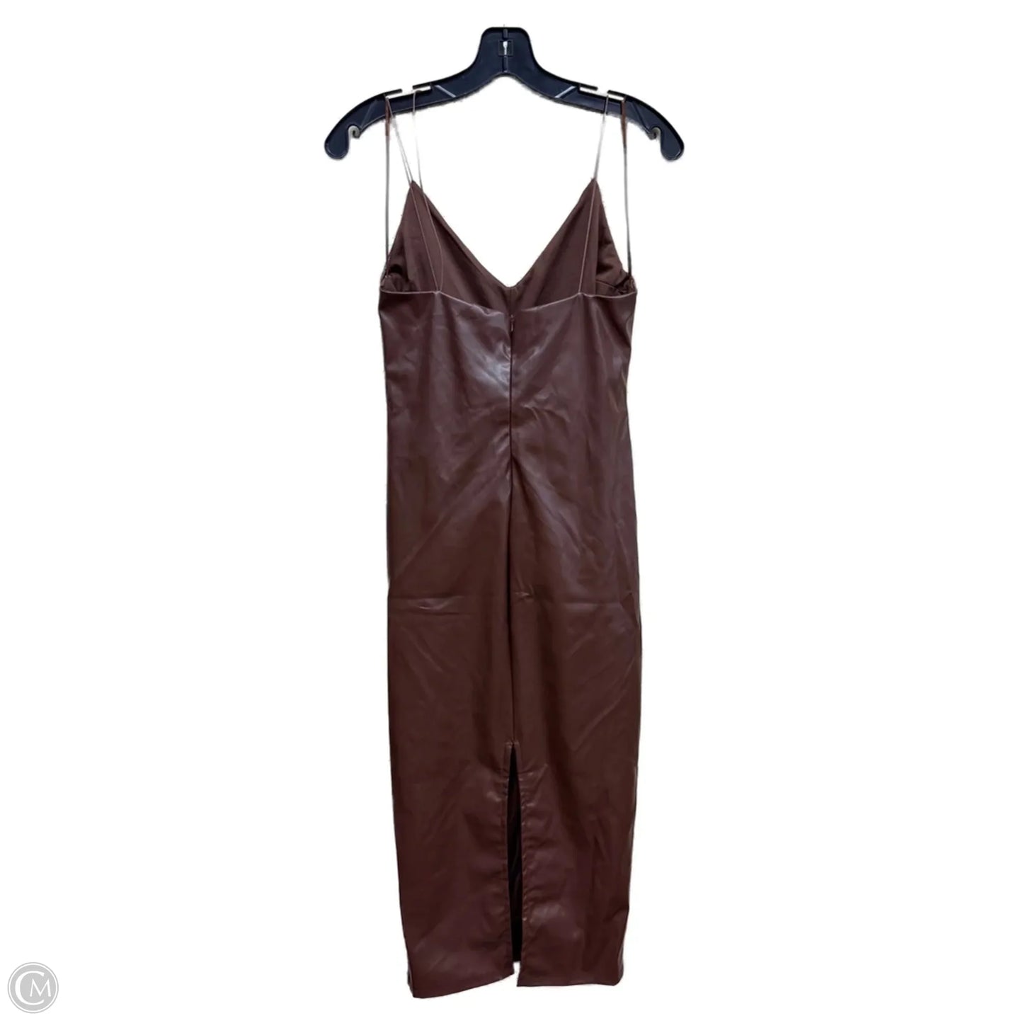 Dress Party Midi By Fashion Nova In Brown, Size: M